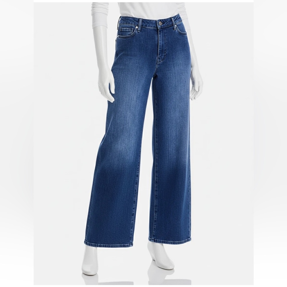 NWT FRAME Women's Thunderstorm Le Slim Palazzo High Rise Wide Leg Jeans Size 27 - Picture 8 of 8